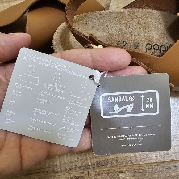 PAPILLIO BY BIRKENSTOCK SAMIRA RING COGNAC,WEDGE Sandal, BLACK,size US 11,EUR 42 - Picture 10 of 16